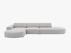 COLTAR JODIE, STANGA, 4 LOCURI, 342 CM, DIVERSE CULORI SI MATERIALE, DESIGN DEOSEBIT - Img 10
