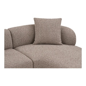 COLTAR KINGSTON 294CM, DIN LEMN SI TEXTIL, DREAPTA, CULOARE MARO, HOUSE NORDIC - Img 4