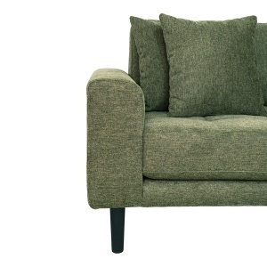 COLTAR LIDO CU 4 PERINI 290CM, DIN LEMN SI TEXTIL, CULOARE VERDE MASLINIU, HOUSE NORDIC - Img 4