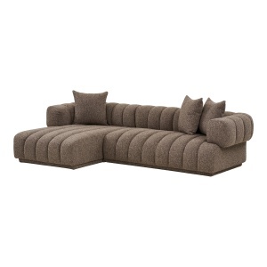COLTAR LIVING AURORA 300CM, DIN LEMN SI TEXTIL, CULOARE MARO, HOUSE NORDIC - Img 3