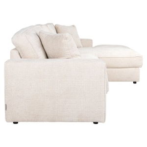 COLTAR LUND CU 2,5 LOCURI + SEZLONG EXTENSIBIL PE DREAPTA, NIAGARA 902 BEJ CHENILLE, SANTOS-2,5AL+LCH95R.E429, CONFECTIONAT DIN LEMN, METAL SI 100% POLIESTER, RICHMOND INTERIOR - Img 2