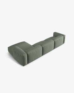 COLTAR MARTINA, 130X176 CM, PE DREAPTA, VERDE MUSCHI, TAPITAT CU TAPITERIE DIN TEXTIL STRUCTURAT BOSTON, MICADONI - Img 4