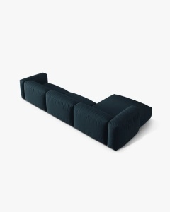 COLTAR MARTINA, 130X176 CM, PE STANGA, BLUE JEANS, TAPITAT CU TAPITERIE DIN TEXTIL STRUCTURAT BOSTON, MICADONI - Img 4