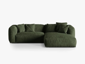 COLTAR MARTINA DREAPTA, 2 LOCURI, 280 CM, DIVERSE CULORI SI MATERIALE, DESIGN DEOSEBIT - Img 11