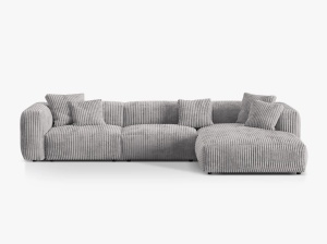 COLTAR MARTINA DREAPTA, 3 LOCURI, 330 CM, DIVERSE CULORI SI MATERIALE, DESIGN DEOSEBIT - Img 14