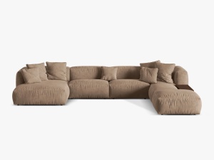 COLTAR MARTINA DREAPTA, 4+ LOCURI, 406 CM, DIVERSE CULORI SI MATERIALE, DESIGN DEOSEBIT - Img 10
