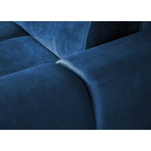 COLTAR MODERN DEOSEBIT, GOMEZ U 330CM, DIN CATIFEA DE CULOARE ALBASTRA, CONFORT SPORIT, MARS - Img 8