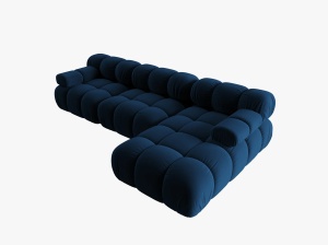 COLTAR MODULAR BELLIS, DREAPTA, 3 LOCURI, 282 CM, DIVERSE CULORI SI MATERIALE, DESIGN DEOSEBIT - Img 18