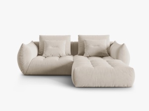 COLTAR MODULAR BLOOM DREAPTA, 3 LOCURI, 232 CM, DIVERSE CULORI SI MATERIALE, DESIGN DEOSEBIT - Img 6