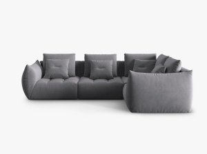 COLTAR MODULAR BLOOM DREAPTA, 4 LOCURI, 316 CM, DIVERSE CULORI SI MATERIALE, DESIGN DEOSEBIT - Img 1
