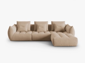 COLTAR MODULAR BLOOM DREAPTA, 4 LOCURI, 332 CM, DIVERSE CULORI SI MATERIALE, DESIGN DEOSEBIT - Img 4