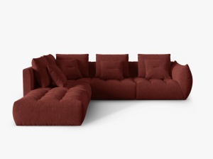 COLTAR MODULAR BLOOM STANGA, 4 LOCURI, 316 CM, DIVERSE CULORI SI MATERIALE, DESIGN DEOSEBIT - Img 10