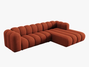 COLTAR MODULAR LUPIN, DREAPTA, 4 LOCURI, 288 CM, SCORTISOARA 44, TAPITERIE CHENILLE, DESIGN DEOSEBIT - Img 3