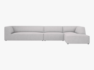 COLTAR MODULAR RUBY, DREAPTA, 5 LOCURI, 366 CM, DIVERSE CULORI SI MATERIALE, DESIGN DEOSEBIT - Img 10