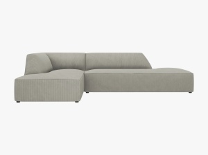 COLTAR MODULAR RUBY, STANGA, 4 LOCURI, 273 CM, DIVERSE CULORI SI MATERIALE, DESIGN DEOSEBIT - Img 3
