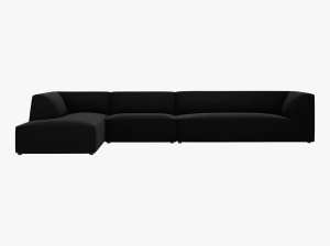 COLTAR MODULAR RUBY, STANGA, 5 LOCURI, 366 CM, DIVERSE CULORI SI MATERIALE, DESIGN DEOSEBIT - Img 24
