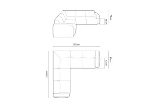 COLTAR MOLINO, 5 LOCURI, 252 CM, DIVERSE CULORI SI MATERIALE, DESIGN DEOSEBIT - Img 9