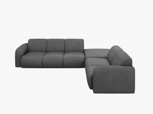 COLTAR MOLINO, DREAPTA, 6 LOCURI, 315 CM, DIVERSE CULORI SI MATERIALE, DESIGN DEOSEBIT - Img 1