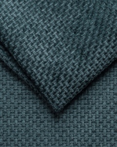 COLTAR PE DREAPTA, BLAIR, 194X 95, ALBASTRU DESCHIS, CU TAPITERIE DIN TEXTIL CHENILLE EDEN, MICADONI - Img 3