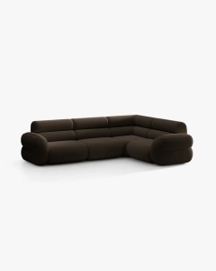 COLTAR PE DREAPTA NEO, MARO, 295X210 CM, TAPITAT CU TAPITERIE DIN TEXTIL BOUCLE BALOO, MICADONI - Img 2