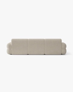 COLTAR PE STANGA, NEO, BEJ, 305X165 CM, TAPITAT CU TAPITERIE DIN TEXTIL CHENILLE SILENCIO, MICADONI - Img 4