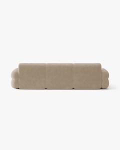 COLTAR PE STANGA, NEO, BEJ INCHIS, 305X165 CM, TAPITAT CU TAPITERIE DIN TEXTIL CHENILLE GOLD, MICADONI - Img 4