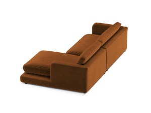 COLTAR SUPERB DREAPTA 270CM, DAPHNE 4 LOCURI, DIVERSE CULORI, MATERIAL CATIFEA, ARTIM GROUP COLLECTION - Img 6