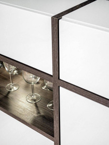 COMODA CROSS, CU ILUMINARE LED, PEW CS SB, STIL MODERN, ASM - Img 5