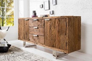 COMODA DIN LEMN MASIV RECICLAT, BARRACUDA 160CM, ARTIM GROUP SELECTION - Img 2