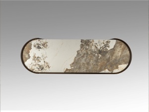 COMODA DORMITOR ENOC 140CM, REALIZATA DIN METAL, MDF SI CERAMICA, DESIGN MODERN, PRODUS DE LUX - Img 7