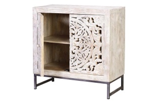 COMODA LIVING DIN LEMN 80CM, LEMN DE MANGO SI METAL, ARTIM GROUP SELECTION - Img 4