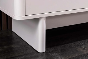 COMODA LIVING SAVOY 150CM, 3D, REALIZATA DIN MDF SI PLACA CERAMICA, CULOARE ALBA, ARTIM GROUP SELECTION - Img 3