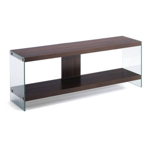 COMODA TV 120CM, NANCY, COD 3389, STIL MODERN, REALIZATA DIN STICLA SI MDF