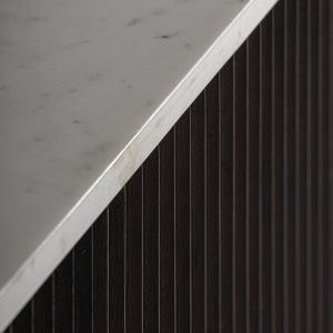 COMODA TV CENVES 200CM, DIN LEMN DE MANGO SI MARMURA, DESIGN CONTEMPORAN, VICAL HOME - Img 7