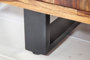 COMODA TV, ELEMENTS II 160CM, DIN LEMN SHEESHAM, DESIGN VINTAGE, ARTIM GROUP SELECTION - Img 5