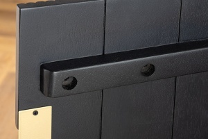 COMODA TV, GATSBY 160CM, LEMN DE MANGO, NEGRU/AURIU, ARTIM GROUP SELECTION - Img 7