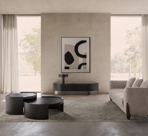 COMODA TV NEUVIC 200CM, DIN FURNIR DIN LEMN SI METAL, DESIGN CONTEMPORAN, VICAL HOME - Img 4