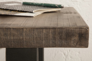 CONSOLA/BIROU 115CM, IRON CRAFT, MANGO, COD 38663, DESIGN VINTAGE - Img 4