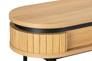 CONSOLA/BIROU, ATELIER 120CM, CU DOUA SERTARE, DIN LEMN DE MANGO SI METAL, ASPECT NATUR, ARTIM GROUP SELECTION - Img 4