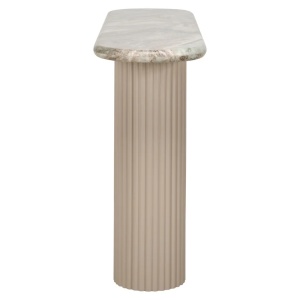 CONSOLA CORONEL BEJ, 7815, CONFECTIONATA DIN MDF SI MARMURA DE TORONTO, STIL MODERN - Img 2