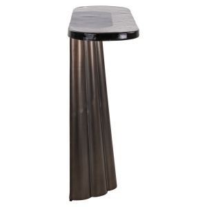 CONSOLA LIVING, BARWICK 110CM, REALIZATA DIN METAL SI STICLA, CULOARE MARO ANTICHIZAT, DESIGN DEOSEBIT, RICHMOND INTERIORS - Img 2
