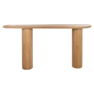 CONSOLA OAKLEY STEJAR NATURAL, 7880, CONFECTIONATA DIN LEMN DE STEJAR SI FURNIR DE STEJAR, STIL MODERN - Img 2