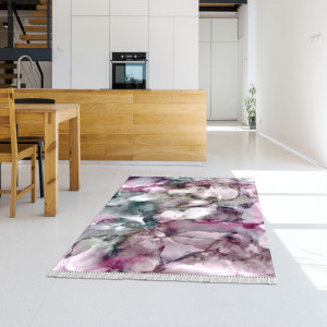 Covor, model roz/verde/crem, 180x270, DELILA, 0000229116