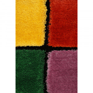 Covor, roşu/verde/galben/violet, 100x140, LUDVIG TYP 4, 0000201410 - Img 3