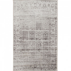 Covor vintage 200x250 cm, gri, ELROND, 0000194619 - Img 6
