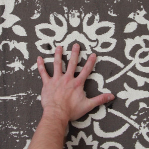 Covor vintage 200x300 cm, maro, MORIA, 0000194637 - Img 2