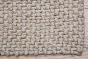 COVOR WOOL 240X160CM, BEJ, DIN LANA, DESIGN MODERN - Img 6