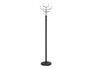 CUIER DE HAINE COSMIC, 176 CM, NEGRU/CROM, DIN METAL, STIL MODERN