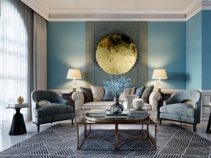 DECORATIUNE PERETE, MATRIX 100CM, METAL, AURIE, DESIGN EXCLUSIV - Img 3