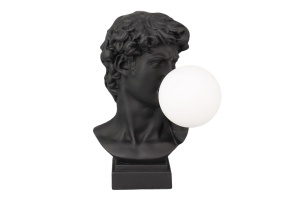 DECORATIUNE/ VEIOZA, DAVID 30CM, REALIZAT DIN POLIRASINA, CULOARE NEAGRA, REALIZAT MANUAL, ARTIM GROUP SELECTION - Img 2